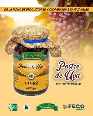 postre de uva fecoagro sanjuan