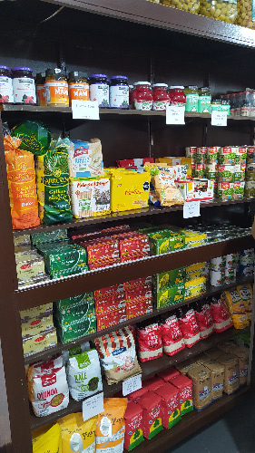 salon comercial fecoagro san juan yerba, azucar, envasados, quinoa